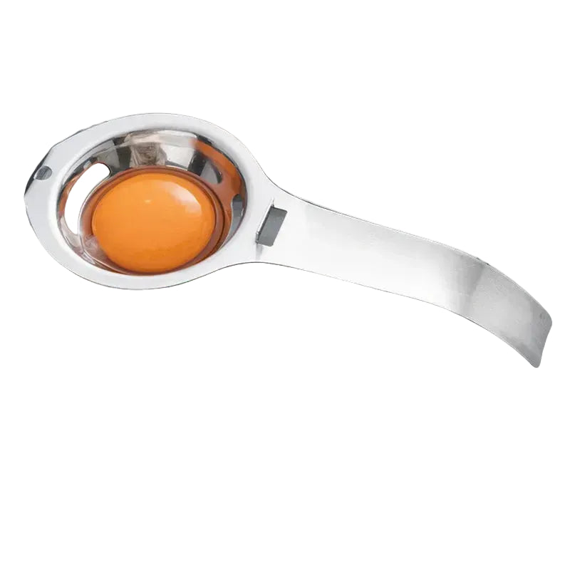Egg Yolk and White Separator – for Culinary Use, Made of Steel