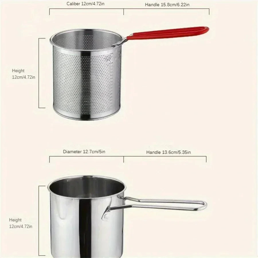 Stainless Steel Fryer with Filter