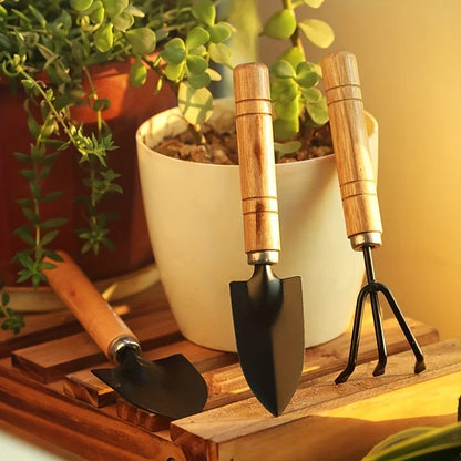 Garden Tool Set Mini Gardening Kit with Rake, Trowel and Shovel