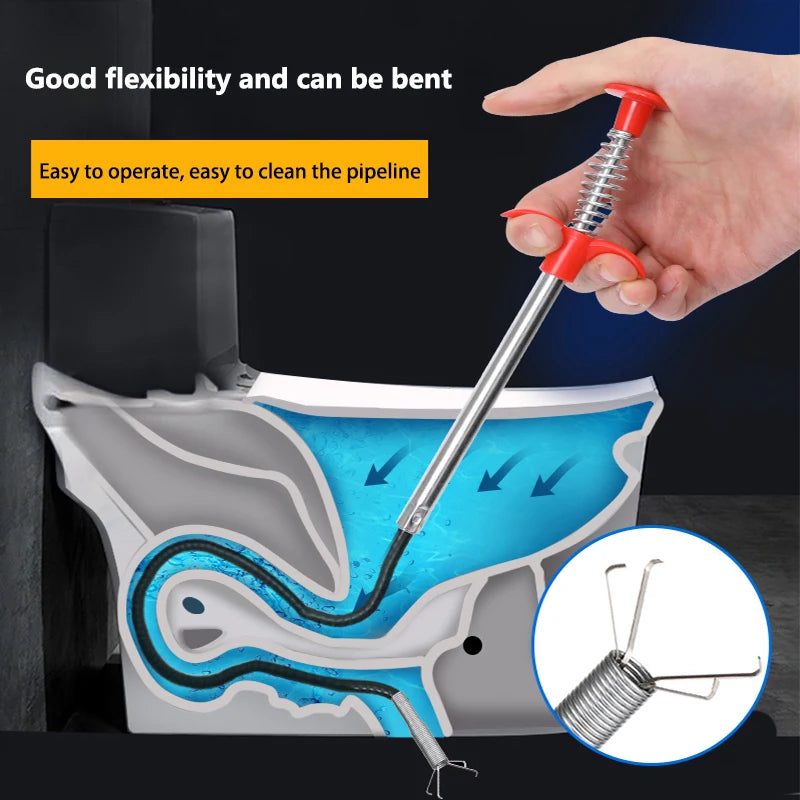 Drain Cleaner Tool for Sinks and Pipes