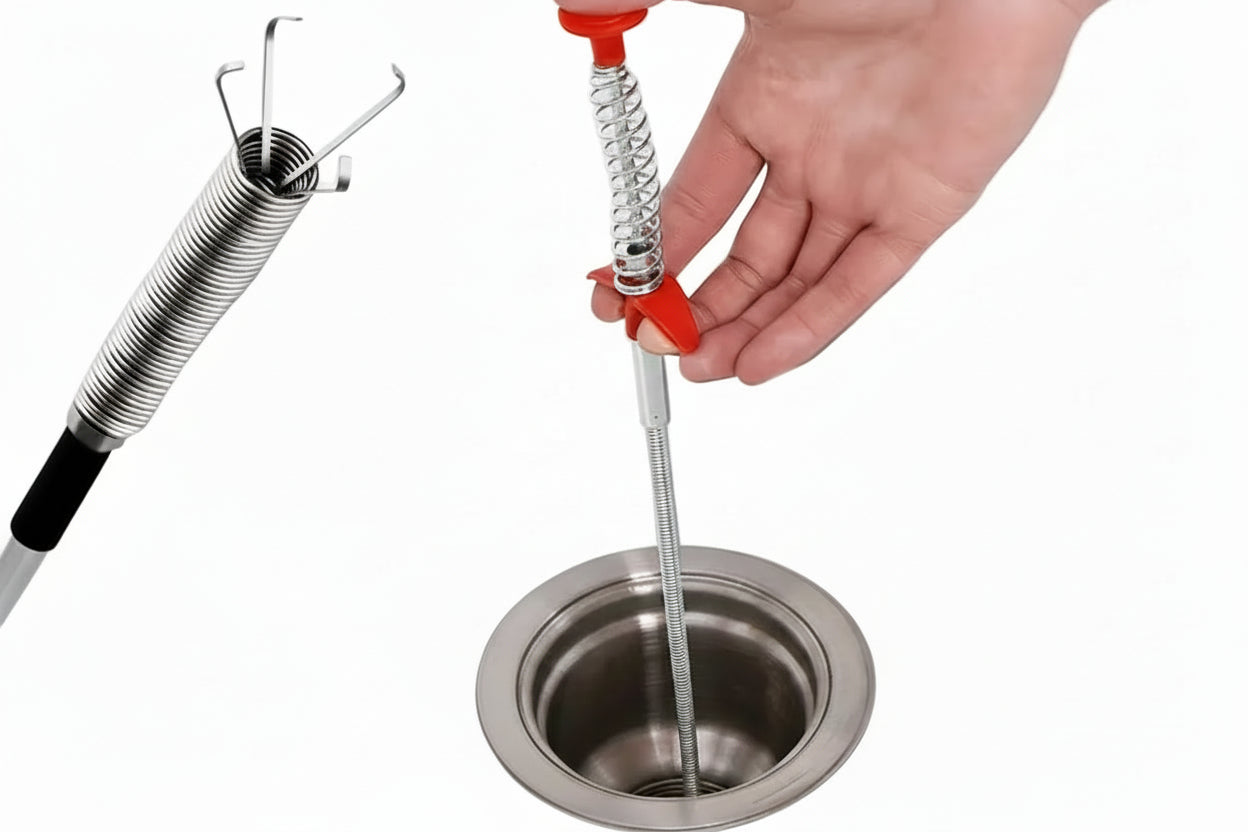 Drain Cleaner Tool for Sinks and Pipes