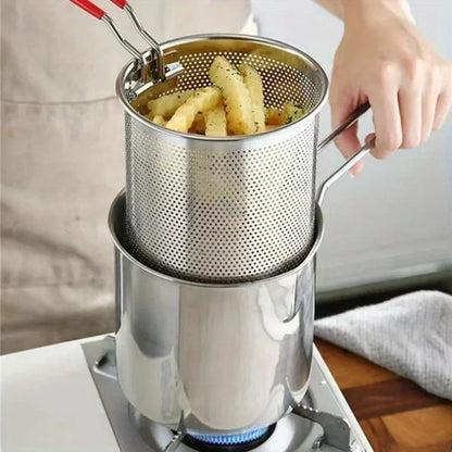 Stainless Steel Fryer with Filter
