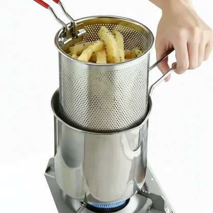 Stainless Steel Fryer with Filter